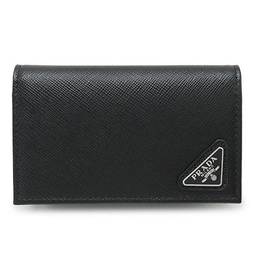 Prada Card Case Saffiano Black